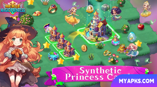 Merge Magic Princess: Tap Game