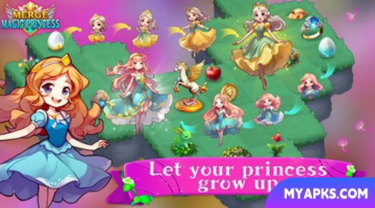 Merge Magic Princess: Tap Game