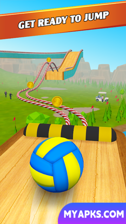 Sky Ball Jump Going Ball 3d