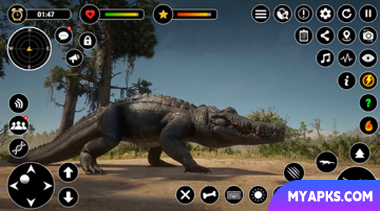 Animal Crocodile Attack Sim