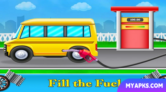 Auto car wash garage game