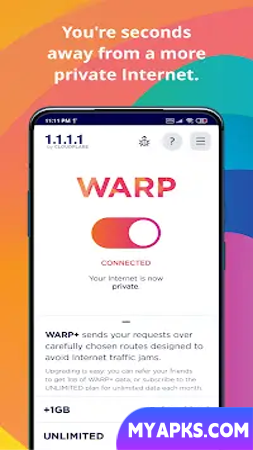 1.1.1.1 + WARP: Safer Internet