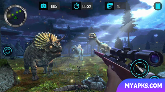 Real Dino Hunting Gun Games