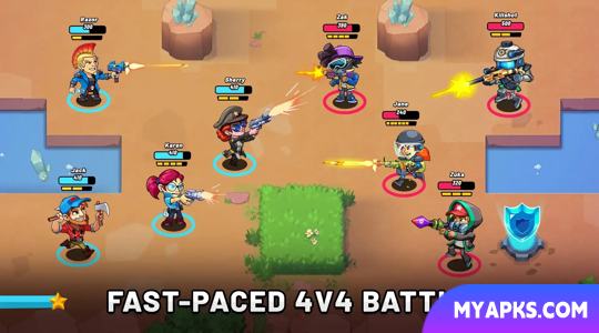 Battle Stars 4v4 Multiplayer