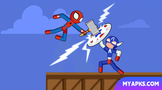 Spider Stickman Fighting