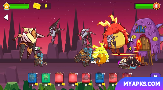 Heroes vs Monsters: Tower War