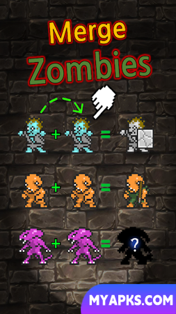 Grow Zombie : Merge Zombie 