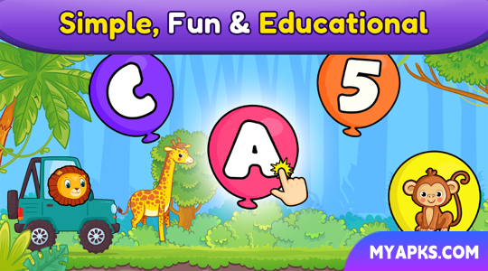 Balloon Pop Kids Learning Game