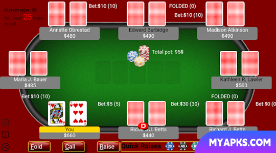 Texas Holdem Poker - Offline C