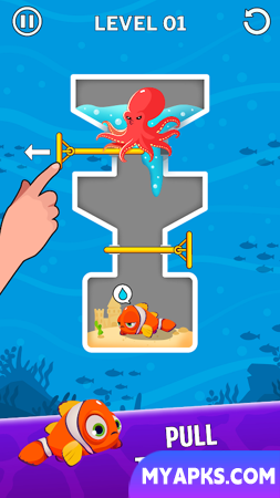 Water Puzzle - Fish Rescue