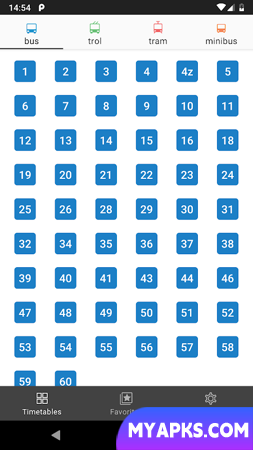 Riga Transport - timetables