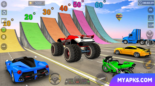 Superhero Car Stunt Game 3D