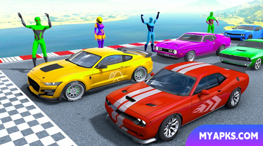 Superhero Car Stunt Game 3D