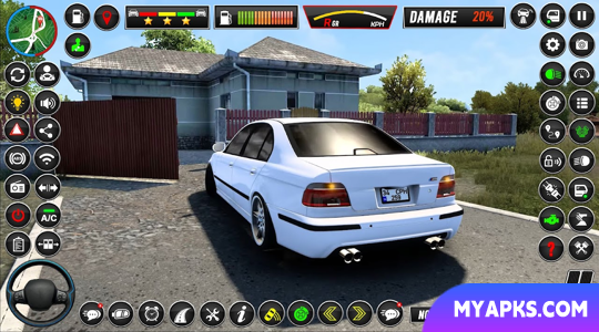 Modern Car School Driving Game