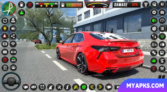 Modern Car School Driving Game