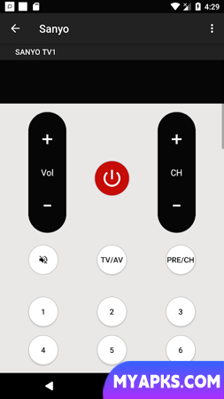 Sanyo Universal Remote