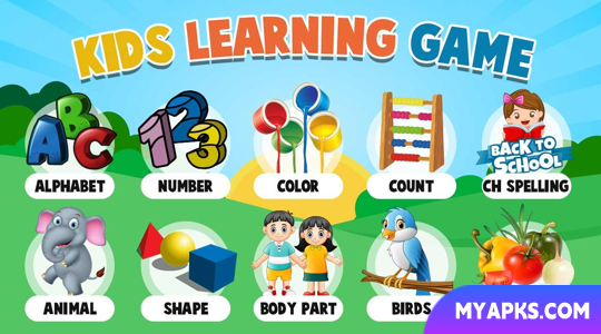 Kids Learning Game Train Brain