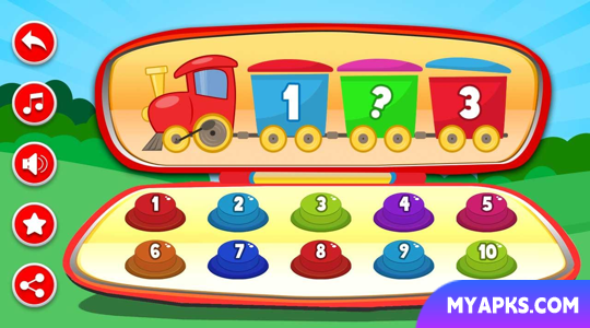 Kids Learning Game Train Brain